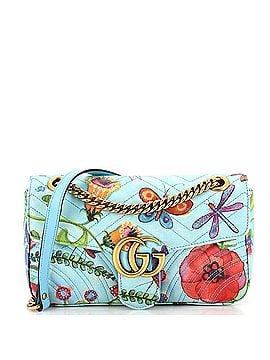 Gucci GG Marmont Flap Bag Printed Matelasse Leather Small (view 1)
