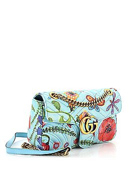 Gucci GG Marmont Flap Bag Printed Matelasse Leather Small (view 2)
