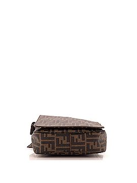 Fendi Flap Messenger Bag Zucca Coated Canvas Small (view 2)
