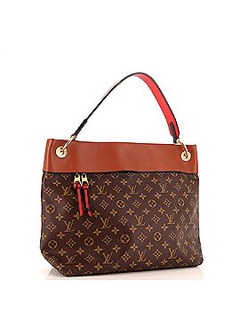 Louis Vuitton Tuileries Hobo Monogram Canvas with Leather (view 2)