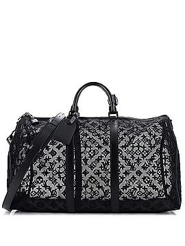 Louis Vuitton Keepall Bandouliere Bag Monogram See Through Mesh 50 (view 1)