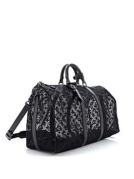 Louis Vuitton Keepall Bandouliere Bag Monogram See Through Mesh 50 (view 2)