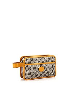 Gucci Interlocking G Patch Toiletry Case GG Coated Canvas (view 2)