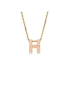Hermès Pop H Pendant Chain Necklace Metal and Enamel (view 1)