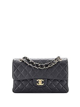 Chanel Vintage Classic Double Flap Bag Quilted Caviar Small (view 1)