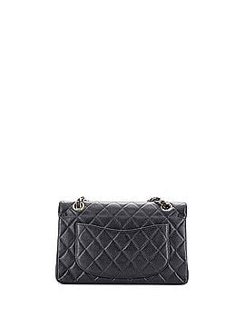 Chanel Vintage Classic Double Flap Bag Quilted Caviar Small (view 2)