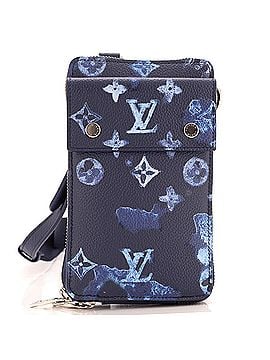 Louis Vuitton Phone Pouch Limited Edition Monogram Ink Watercolor Leather (view 1)