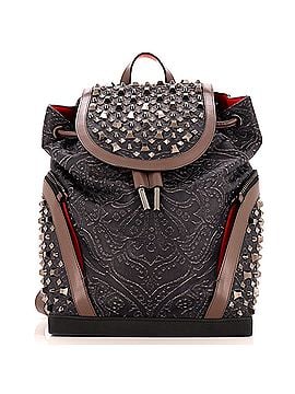 Christian Louboutin Explorafunk Backpack Studded Embossed Leather (view 1)