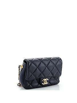 Chanel My Perfect Adjustable Chain Flap Bag Quilted Iridescent Caviar Mini (view 2)