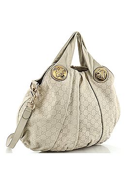 Gucci Hysteria Convertible Top Handle Bag Guccissima Leather Large (view 2)