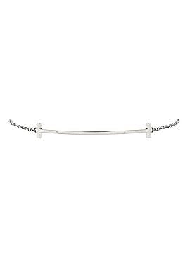 Tiffany & Co. T Smile Chain Bracelet 18K White Gold Medium (view 1)