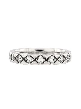 Chanel Coco Crush Ring 18K White Gold and Diamonds Mini (view 1)