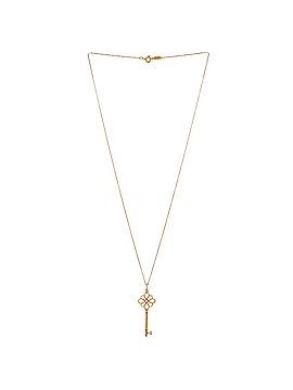 Tiffany & Co. Knot Key Pendant Necklace 18K Rose Gold (view 2)