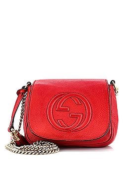 Gucci Soho Chain Crossbody Bag Leather Small (view 1)