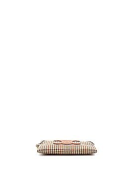 Céline Cuir Triomphe Wristlet Pouch Tweed with Leather Small (view 2)
