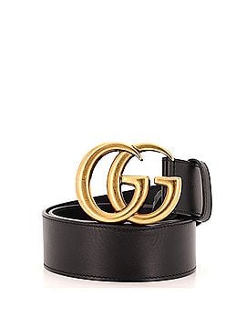 Gucci GG Marmont Belt Embossed Leather Wide (view 1)