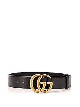 Gucci GG Marmont Belt Embossed Leather Wide (view 2)