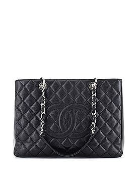 Chanel Grand Shopping Tote Quilted Caviar (view 1)