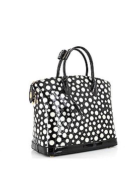 Louis Vuitton Lockit Handbag Kusama Infinity Dots Monogram Vernis MM (view 2)