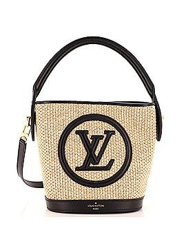 Louis Vuitton Petit Bucket NM Bag Raffia with Leather (view 1)