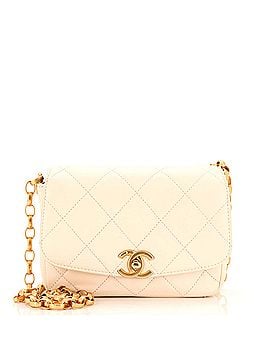 Chanel CC Coin Chain Flap Bag Quilted Lambskin Small (view 1)