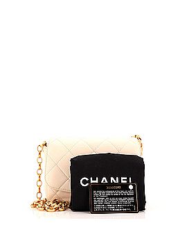 Chanel CC Coin Chain Flap Bag Quilted Lambskin Small (view 2)