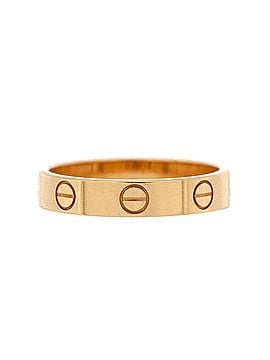 Cartier Love Wedding Band Ring 18K Rose Gold (view 1)