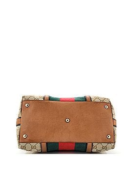 Gucci Rania Convertible Top Handle Bag Web GG Canvas Small (view 2)