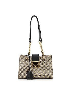 Gucci Padlock Chain Tote Printed GG Coated Canvas Small (view 1)