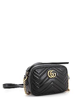 Gucci GG Marmont Shoulder Bag Diagonal Quilted Leather Mini (view 2)