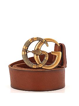 Gucci Snake Marmont Belt Leather Wide (view 1)