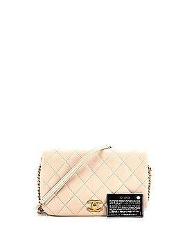 Chanel Nailed CC Full Flap Bag Quilted Calfskin Medium (view 2)