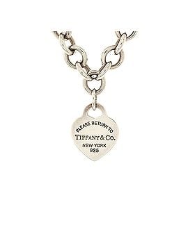 Tiffany & Co. Return To Tiffany Heart Tag Choker Necklace Sterling Silver (view 1)