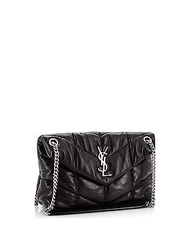 Saint Laurent Loulou Puffer Shoulder Bag Quilted Leather Small (view 2)