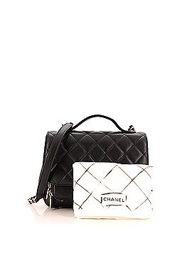 Chanel Business Affinity Flap Bag Quilted Caviar Small (view 2)