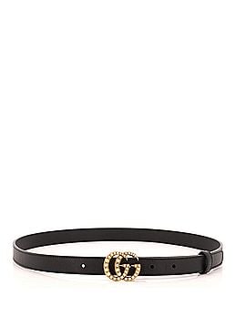 Gucci Pearly GG Marmont Belt Leather Thin (view 2)