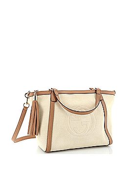 Gucci Soho Convertible Top Handle Bag Canvas Small (view 2)