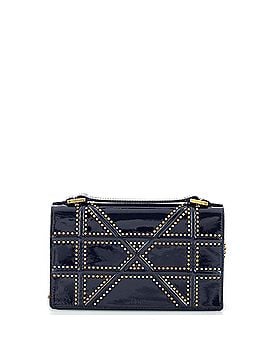 Christian Dior Diorama Chain Flap Clutch Studded Patent (view 2)