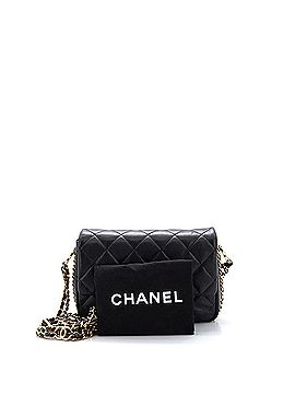 Chanel CC You Flap Bag Quilted Caviar Mini (view 2)