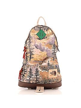 Gucci Gucci x The North Face Zip Backpack Printed Nylon Medium (view 1)