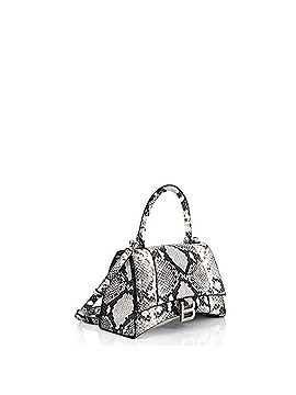 Balenciaga Hourglass Top Handle Bag Python Embossed Leather Small (view 2)