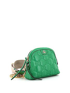 Gucci Dome Chain Zip Shoulder Bag GG Matelasse Leather Small (view 2)