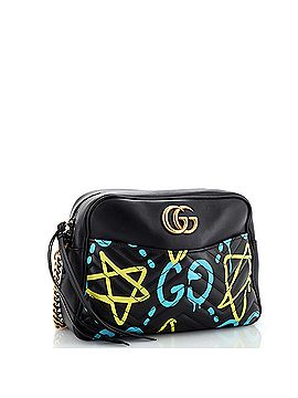 Gucci GG Marmont Shoulder Bag GucciGhost Matelasse Leather Medium (view 2)