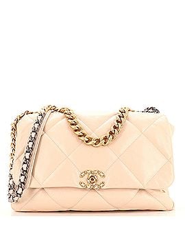 Chanel 19 Flap Bag Quilted Leather Maxi (view 1)