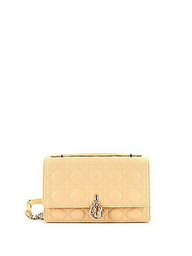 Christian Dior Miss Dior Charms Top Handle Flap Bag Cannage Quilt Lambskin (view 1)