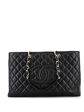 Chanel Grand Shopping Tote Quilted Caviar XL (view 1)
