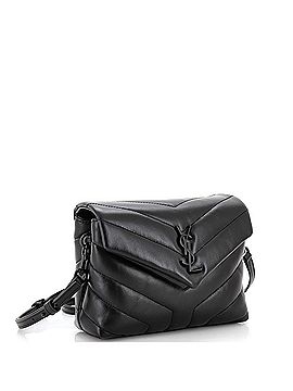Saint Laurent Loulou Shoulder Bag Matelasse Chevron Leather Toy (view 2)
