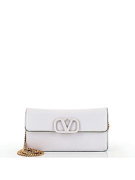 Valentino Garavani VSling Wallet on Chain Leather Small (view 1)