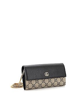 Gucci GG Marmont Continental Chain Wallet GG Coated Canvas and Leather (view 2)