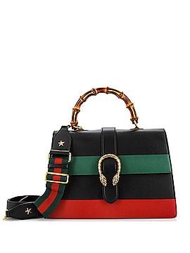 Gucci Dionysus Bamboo Top Handle Bag Colorblock Leather Large (view 1)